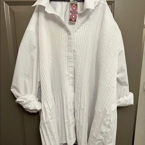 NWT BOOHOO OVERSIZED SHIRT (dress) - Picture 4 of 4